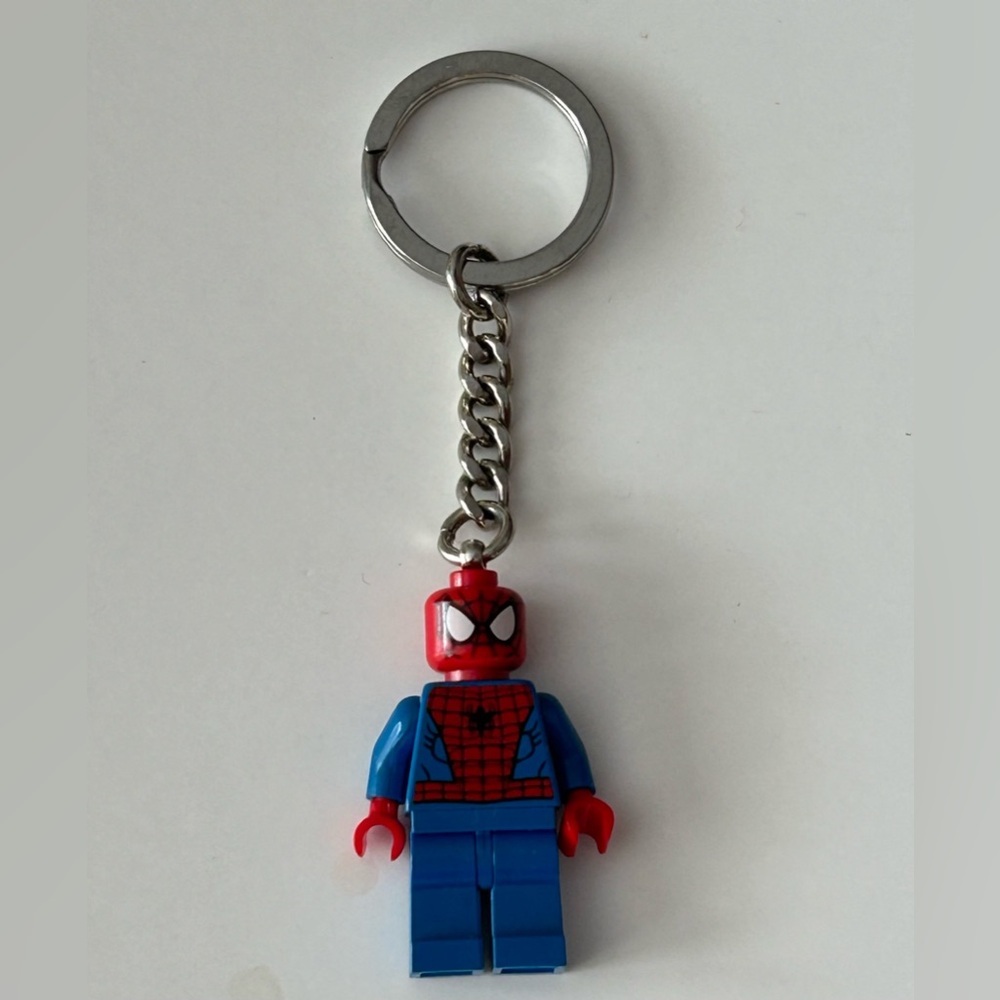 LEGO Spider-Man Keychain in Red and Blue